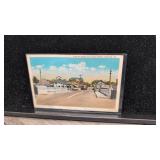 Postcard Seaford Delaware view of bridge and