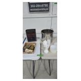 Aluminum stock pot milk glass Texas valor motor