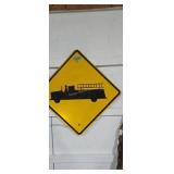 Firehouse crossing sign 41 x41