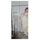 Ronald McDonald plastic stand-up figure