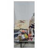 Arrows fishing worms seed bag Seltzer bottle etc