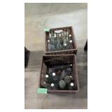 Lot of collector soda bottles some are from