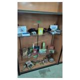 Cameras Avon bottles etc as shown