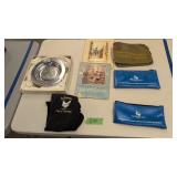 Lot Of Delaware Bank Bags Books Etc Dupont