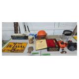 De La Valle sign tripod electric winch helmet etc