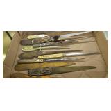 Lot Of Vintage Advertising Letter Openers