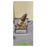 Vintage Budweiser Light Sign 7-in Long