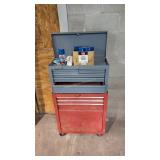 Roll Around Tool Box With Spray Paint