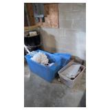 Halloween Decorations 55 Gallon Drum Tub Of Tarps