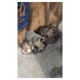 Pair Of Heavy Duty Winches/chain Hoist