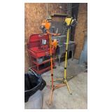 Pair Of Halogen Shop Lights With Stands