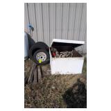 Tires, Wheel ,storage Box With Engine Parts