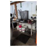 Large Metal Workbench/welding Table 78 In Long