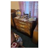 Antique paint decorated dresser 38 in Long