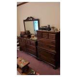 Three piece modern bedroom suit double bed with