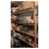 Items On Wooden Shelf Kitchen Items Jars Box