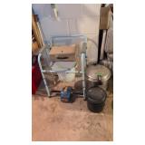 Handicap potty chair pressure cooker etc