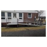 Aluminum handicap ramp like new buyer to remove