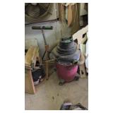 Shop-Vac and lumber roller