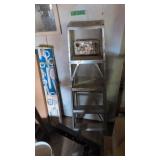 Aluminum step ladder fluorescent tubes etc