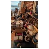 Items On Right Side Of Sunporch To Include Boxes