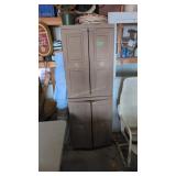 Plastic storage cabinet