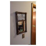 Small mirror in hallway 19 by 11