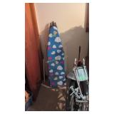 Vintage wooden ironing board