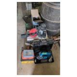 Router table with router sanders Ryobi planer etc