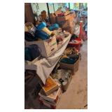 Items on table and underneath kitchen glassware