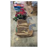 Woodcraft planters oil lamps linens etc