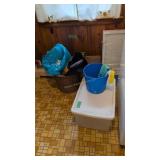 Close Basket Bucket Items In Cabinet