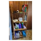 Wooden Rack With Items As Shown Cleaning