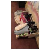 Linens shoes basket as shown