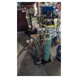 Acetylene Torch With Tank And Cart