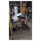 Folding Table Miscellaneous Items Styrofoam