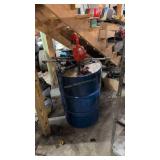 55 Gallon Barrel With Pump And Oil