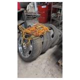 Metal Shelving Tires Wheels Items On Step And