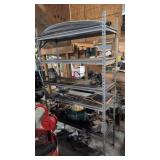 Metal Shelf And Contents Skill Saw Hose Parts Etc