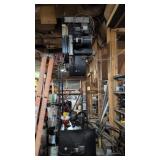 Waste Oil Heater With 4x4 Plastic Tank With Oil