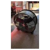 Roll around floor fan