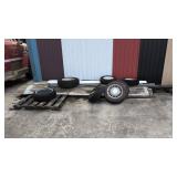 Wheels Tires Metal Lumber As Shown