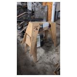 Wooden Saw Horses Humidifier Roll Around Stand