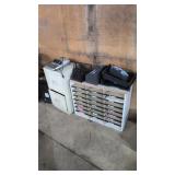 Floor Pedestal Fan Power Blocks File Cabinet