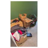 Quilts in bathroom shelving mattresses TV