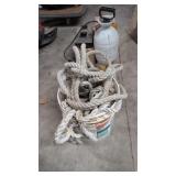 Bucket Of Rope Air Nailers Propane Lantern