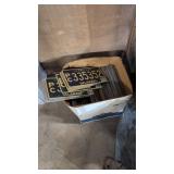 Large Box Lot Of Delaware License Plates