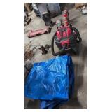 Tarp And Shop-vac