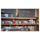 Shelf Lot With Workbench To Include