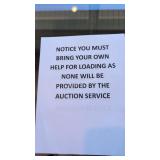 Notice you must bring your own health for l